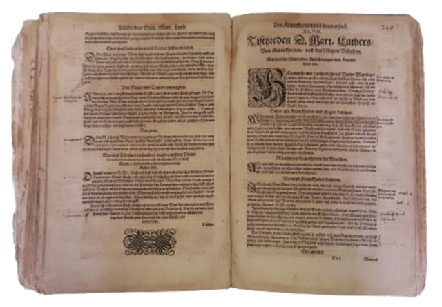 O Livro “Colloqvia Oder Tischreden Doctor Martini Lutheri” do século XVI – Princípio do Luteranismo é resgatado pelo Instituto Cultural Soto (ICS)