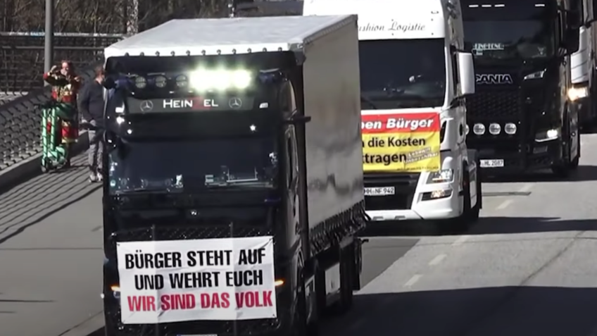 Caminhoneiros fazem ato contra alta dos combustíveis na Alemanha