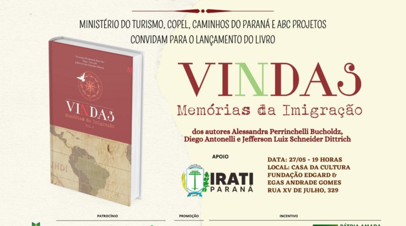 ABC Projetos lança livro sobre memórias da imigração no Paraná