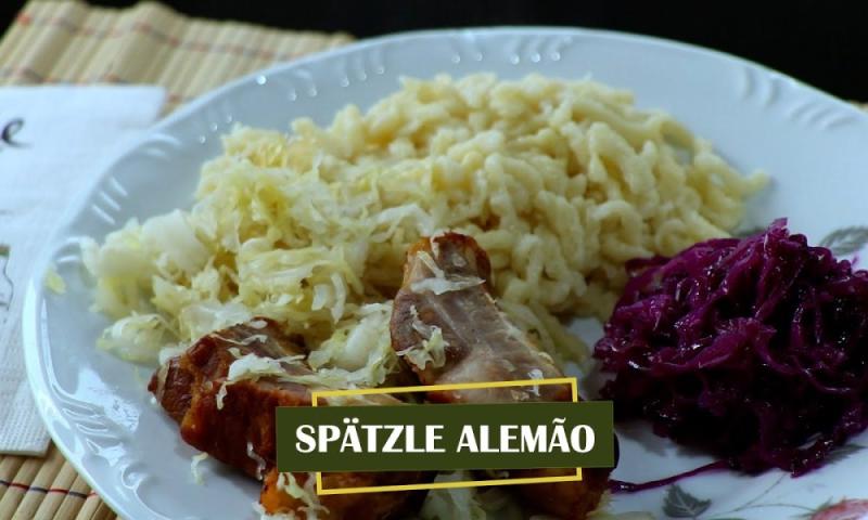 Spätzle alemão | Macarrão típico da culinária germânica!