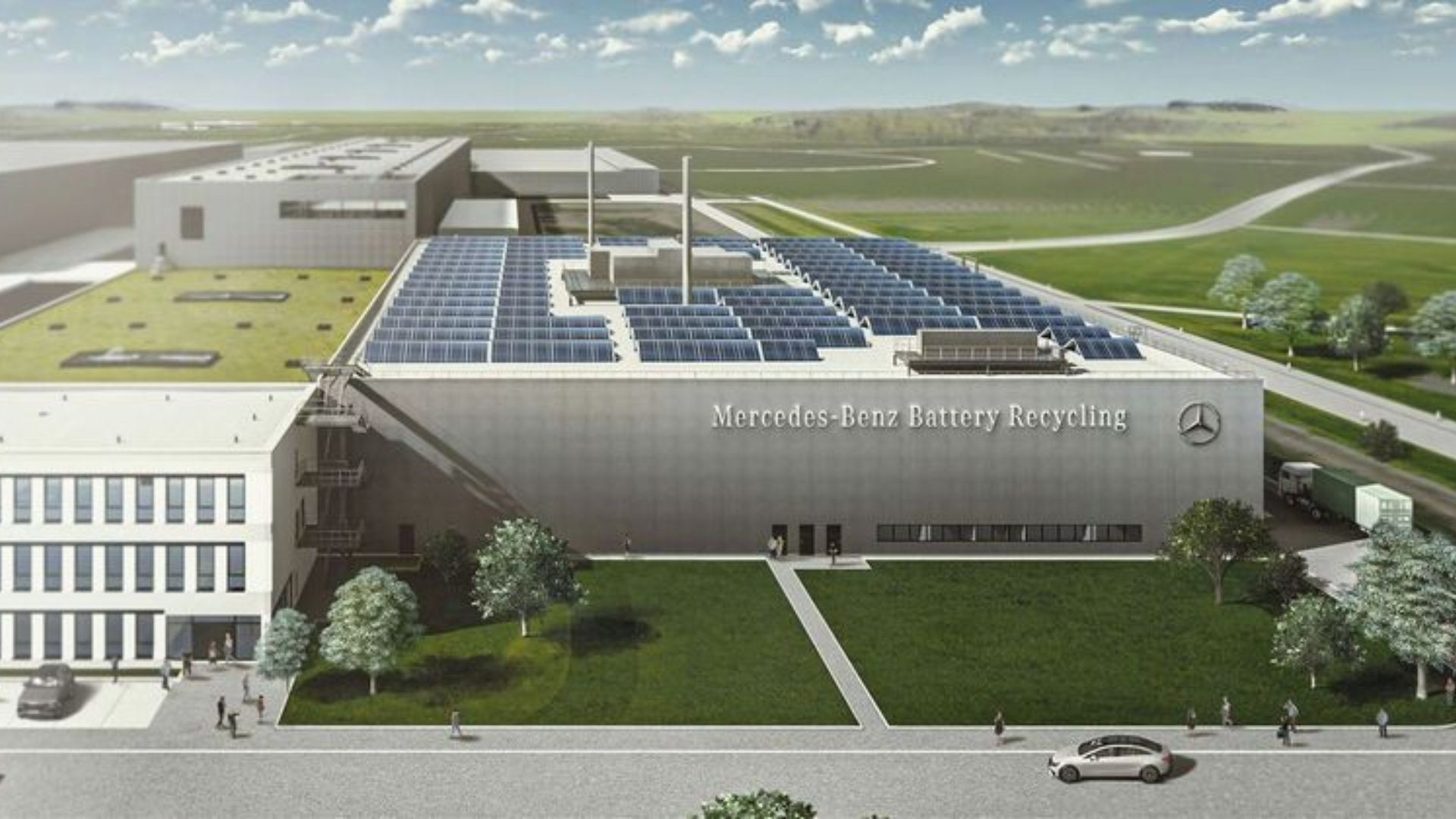 Mercedes vai erguer fábrica para reciclar baterias de elétricos na Alemanha